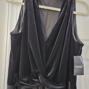 Velvet top jumpsuit....beautiful design